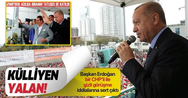 Başkan Erdoğan,Külliye’de CHP’li bir isimle görüşme yaptı iddialarına sert çıktı