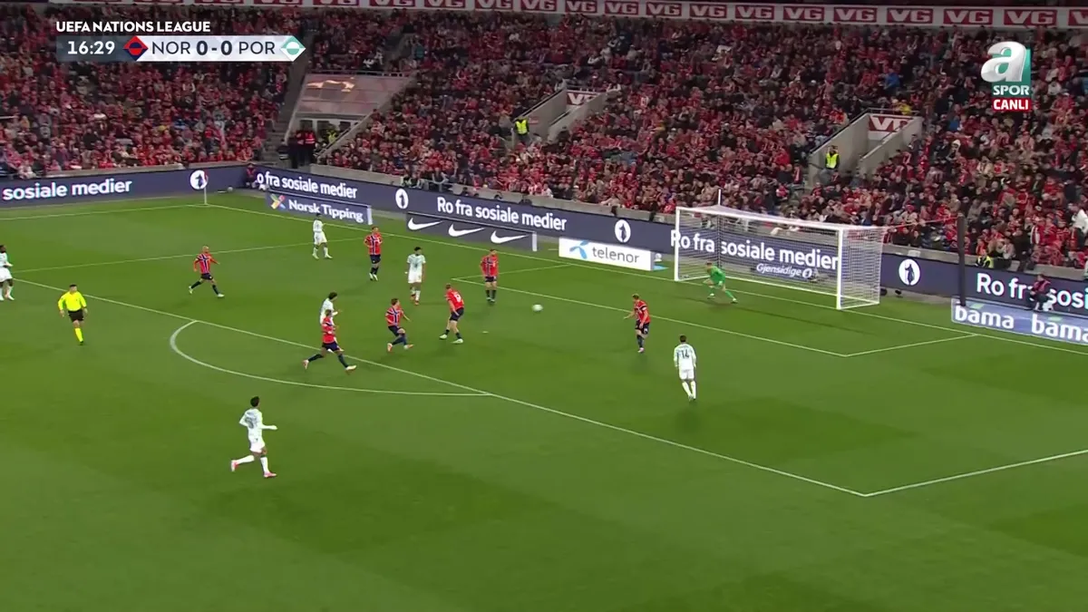 GOL: Joao Felix | Norveç 0-1 Portekiz