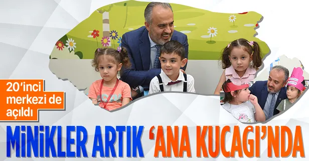 Ovaakçalı minikler de artık Ana Kucağı’nda