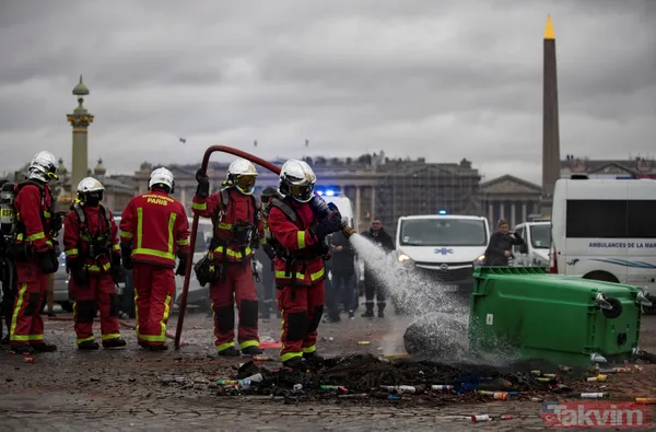 Paris'teki son gösterilerin faturası ağır oldu - 37