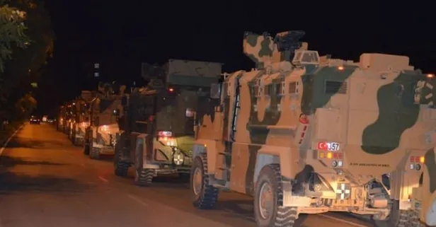 Gece yarısı Suriye sınırına asker takviyesi