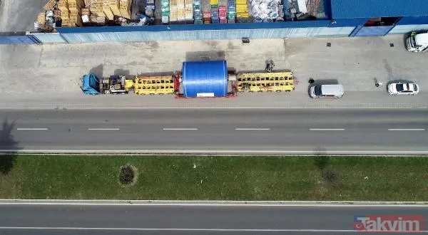 90 tekerlekli TIR! 147.5 ton ağırlığında! 250 kilometreyi 3 günde gitti - 12