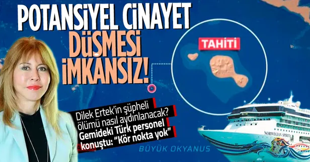 Dilek Ertek'in şüpheli ölümünde flaş gelişme! Gemideki Türk personel konuştu: "Balkondan düşmek için özel çaba sarf etmesi gerek"
