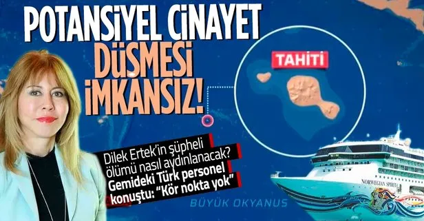Dilek Ertek’in şüpheli ölümünde flaş gelişme! Gemideki Türk personel konuştu: Balkondan düşmek için özel çaba sarf etmesi gerek