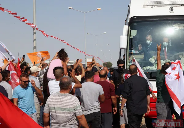 KKTC'de tarihi anlar! Başkan Recep Tayyip Erdoğan'a Oğuzhan Asiltürk ve Devlet Bahçeli de eşlik etti - 18