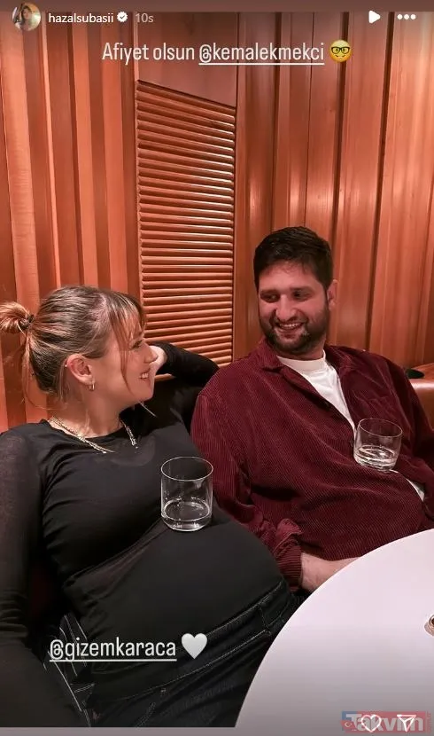 Hazal Subaşı yakın dostu Gizem Karaca’nın karnı burnunda son halini paylaştı! - 6