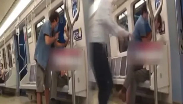 Ankara metrosunda şarkı kavgası! Aniden boğazına sarıldı