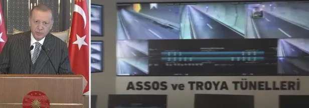 Başkan Erdoğan'dan Çanakkale Ayvacık-Küçükkuyu Yolu Assos ve Troya Tünelleri Açılış Töreni'nde önemli açıklamalar-7