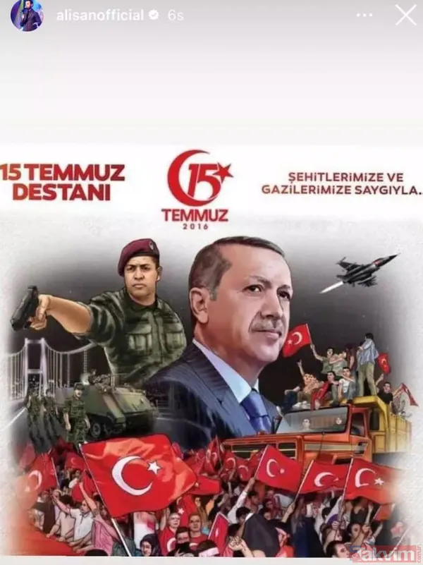 Demet Akalın "Unutmadık, unutmayacağız" Ünlülerden 15 Temmuz Demokrasi ve Milli Birlik Günü paylaşımları - 5