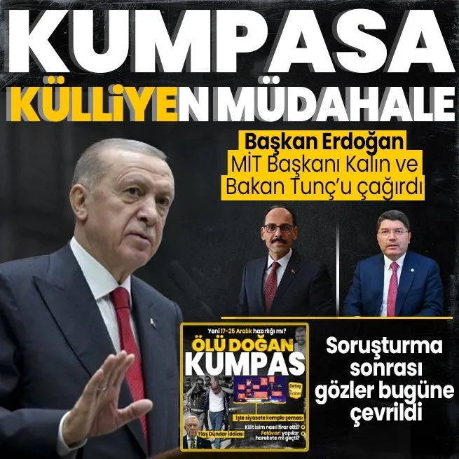 Külliye’de hareketli saatler | Başkan Erdoğan, MİT Başkanı İbrahim Kalın ve Adalet Bakanı Yılmaz Tunç’u çağırdı! Gözler AK Parti Grup Toplantısı’nda