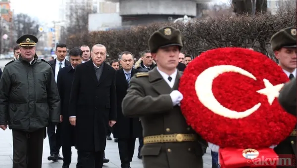 Başkan Erdoğan Ukrayna'da resmi törenle karşılandı - 6