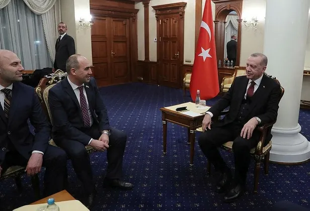 Başkan Erdoğan Ukrayna’da Ahıska ve Gagauz Türklerinin temsilcilerini kabul etti