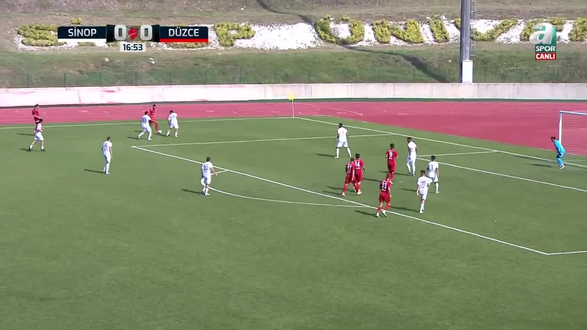 Sinopspor - Düzcespor: 0-1 | Gol: Fatih Gök