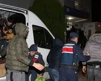 Durdurulan minibüste 21 düzensiz göçmen yakalandı