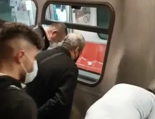 Şişli metrosunda korku dolu anlar