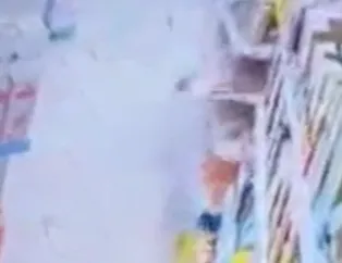 Çekmeköy’de otomobil markete daldı