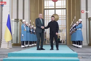 Başkan Erdoğan - Zelenskiy görüşmesi başladı