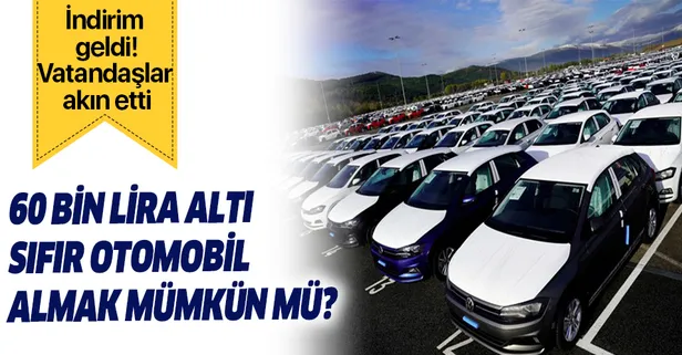 Sahibinden en ucuz sıfır otomobilleri haberimizde derledik