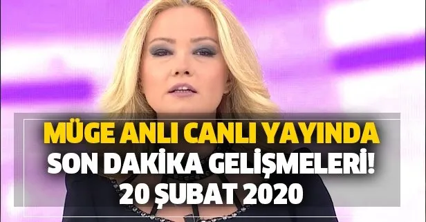Müge Anlı'da bugün yaşananlar!