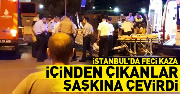 İstanbul Caddebostan'da feci kaza!