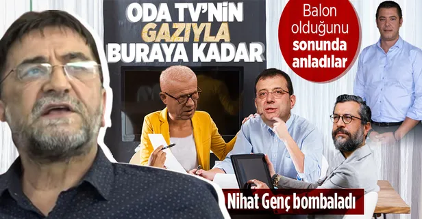 Ekrem İmamoğlu'nun fişini çektiler! Nihat Genç bombaladı: Oda TV'nin gazıyla buraya kadar