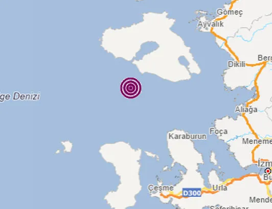 İzmir’de korkutan deprem! Büyüklüğü...