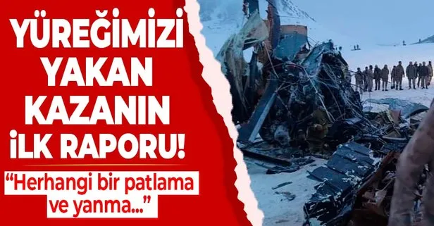 MSB’den Bitlis’teki helikopter kazasına ilişkin flaş açıklama: Herhangi bir patlama ve yanma emaresine rastlanmadı