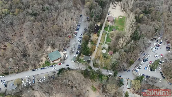 Koronavirüse karşı 'evde kal' uyarısını dinlemeyip Belgrad Ormanı'na akın ettiler - 3