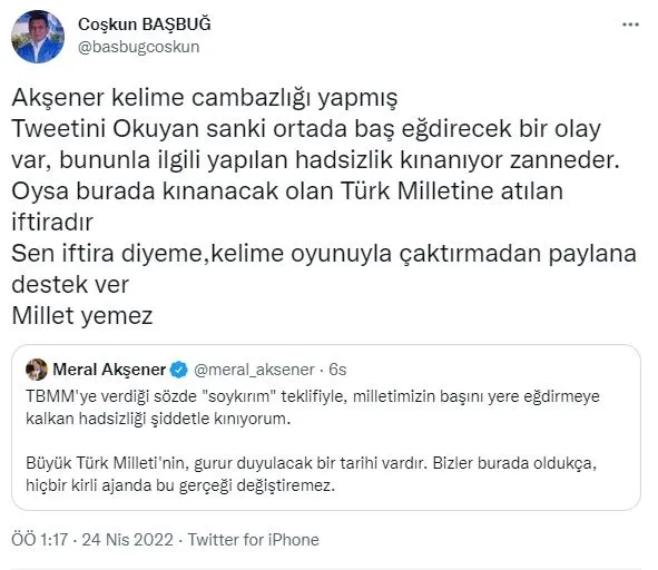meral-aksener-kacak-dovusuyor-hdpli-garo-paylanin-skandal-soykirim-teklifini-isim-vermeden-elestirince-tepki-c-1650752649230.jpg Meral Akşener kaçak dövüşüyor! HDP'li Garo Paylan'ın skandal 'soykırım' teklifini isim vermeden eleştirince tepki çekti-7