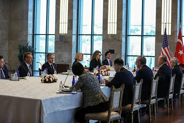 Dışişleri Bakanı Mevlüt Çavuşoğlu'ndan ABD Dışişleri Bakanı Blinken'i kabulünde flaş açıklamalar-7