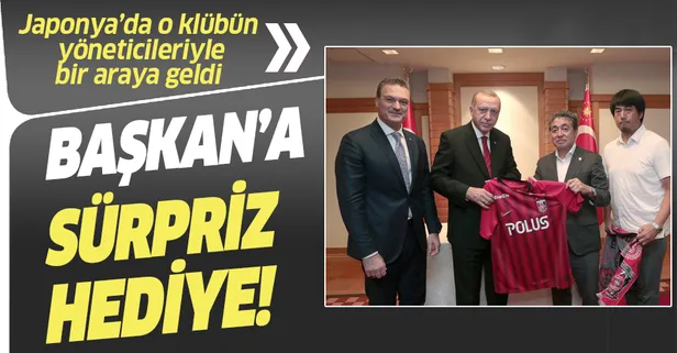 Başkan Erdoğan'a Japonya'da sürpriz hediye!