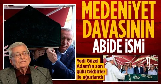 Yedi Güzel Adam’ın son temsilcisi Rasim Özdenören tekbirlerle uğurlandı! Törene Başkan Erdoğan da katıldı