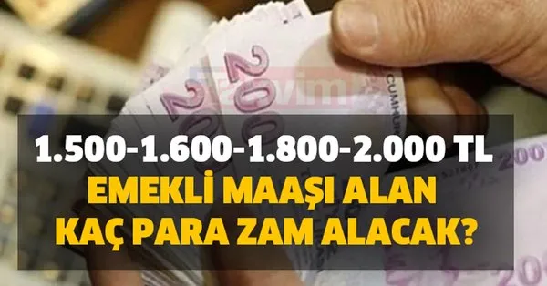 Sgk Ssk Ve Bagkur 2021 De En Dusuk Zamli Emekli Maasi Kac Tl 1 500 1 600 1 800 2 000 Tl Emekli Maasi Alan Kac Para Zam Alacak Takvim