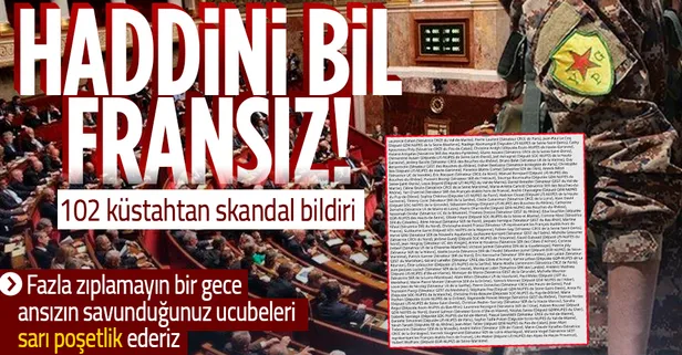 Fransa PKK/YPG'den yana saf tuttu! Türkiye'nin Suriye'ye yapmayı planladığı harekat öncesi küstah bildiri