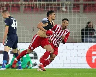 Olympiakos’un golünde dikkat çeken G.Saray detayı