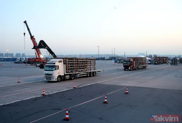 Tarihi taşınmada aprondaki son yoğunluk Kule'den de görüntülendi - 42