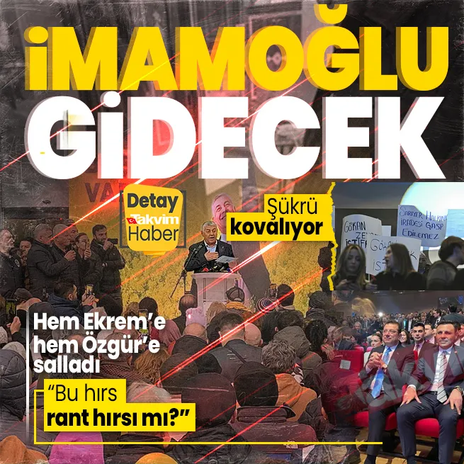 CHPli Sarıyer Belediye Başkanı Şükrü Genç kendisini aday göstermeyen CHPye yüklendi! İmamoğlu gidecek sloganları...