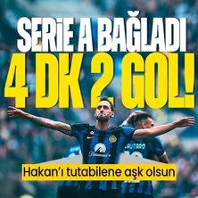 Hakan Çalhanoğlu’ndan şov! Inter formasıyla 4 dakikada 2 gol attı Torino’yu darmadağın etti! Dünya bu Türk’ü konuşuyor