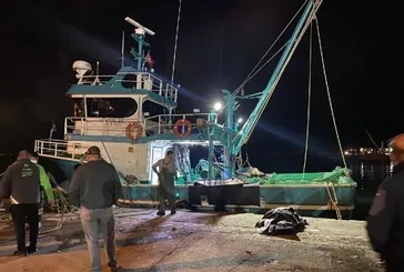 Samsun'da balıkçı ağlarına ceset takıldı