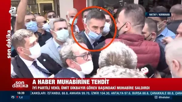 İYİ Partili vekil Ümit Dikbayır'dan A Haber muhabirine tehdit!-2