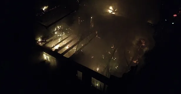 Karabük'te 3 katlı tarihi konakta yangın: Kullanılamaz hale geldi