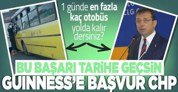Bir günde tam 7 otobüs yolda kaldı