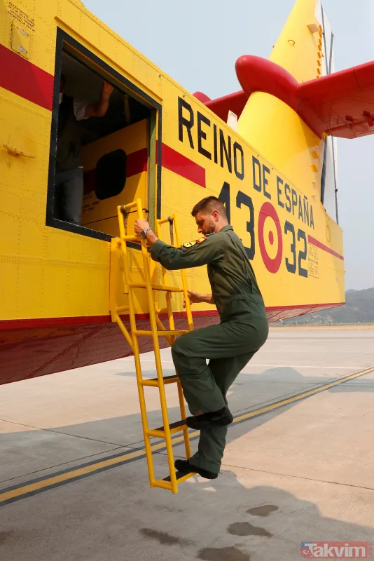 Muğla'daki yangınları söndürmek için Türkiye'ye desteğe gelen İspanyol ekip: İlk defa böyle büyük bir yangınla karşılaşıyoruz - 11