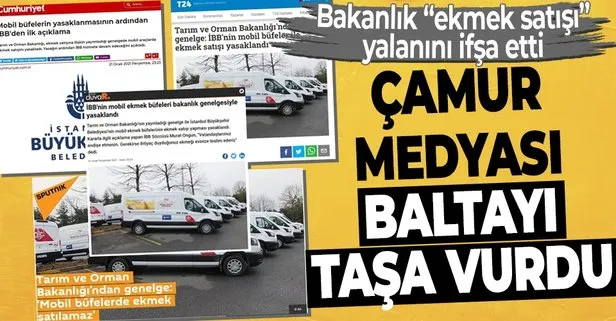 Mobil araçlarda ve İBB’nin büfelerinde ekmek satışı yasaklandı yalanına Bakanlıktan yanıt gecikmedi