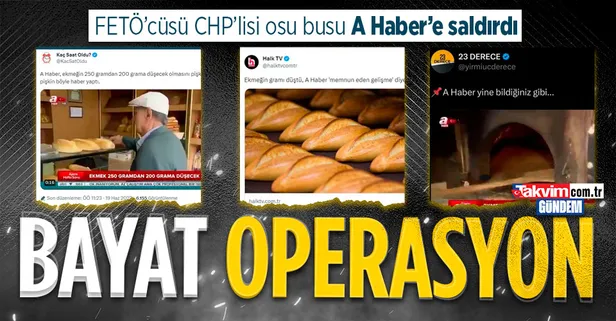 FETÖ ve CHP yandaşlarından bayat operasyon! Eski haberle A Haber'i hedef aldılar