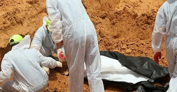 Libya’da darbeci Hafter vahşeti: Terhune’deki toplu mezardan 9 ceset daha çıkarıldı