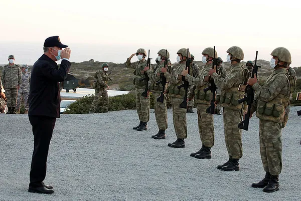 Son dakika: Akdeniz'de tatbikat! Hedefler F-16 tarafından tam isabetle vuruldu! Bakan Akar'dan net mesaj-7