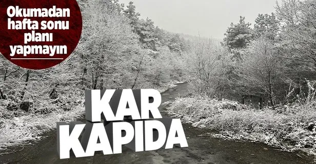 Kar yağışı uyarısı geldi!