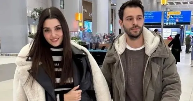 Fena aşka geldiler! Hande Erçel ve Hakan Sabancı'dan romantik poz