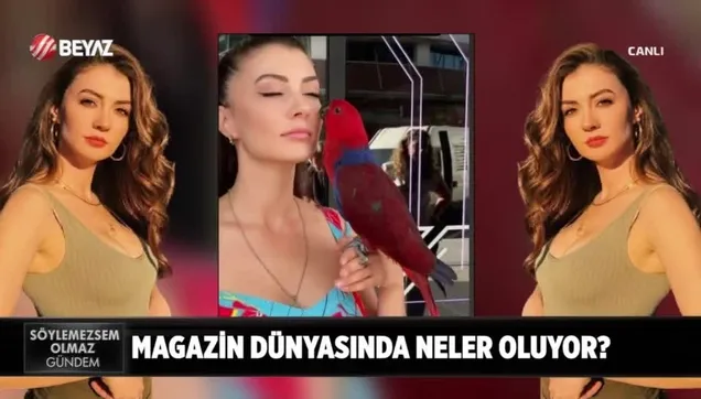 Burcu Özberk kaybettiği papağanını buldu